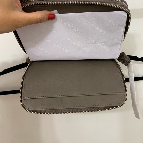 Kaie Convertible Leather Wallet- Lucky Brand- Color: Brown - Picture 9 of 11